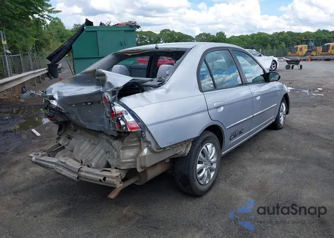 2003 Honda Civic Lx из США, поврежденный, VIN 1HGES16533L026072